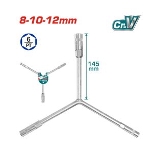 LLAVE RATCHET "Y" 8-10-12MM THYSW081012