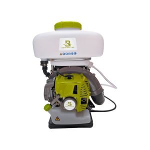 Fumigadora Bonhoeffer 54cc 4.0HP 14L – Precisión, potencia y portabilidad para el control agrícola La fumigadora Bonhoeffer 54cc 4.0HP con tanque de 14 litros es la solución perfecta para fumigación eficiente en cultivos, jardines, huertas e invernaderos. Su motor de 4.0 caballos de fuerza y 54cc ofrece una potente atomización para lograr una cobertura uniforme y profunda en todo tipo de terrenos. Gracias a su diseño tipo mochila y tanque de 14L, es cómoda de transportar, ideal para jornadas prolongadas con alto rendimiento y bajo consumo de combustible. Características técnicas: Motor 2 tiempos de 54cc / 4.0 HP Capacidad del tanque: 14 litros Atomización de largo alcance y regulación ajustable Diseño ergonómico tipo mochila, liviano y funcional Uso ideal: agrícola, forestal, jardines, invernaderos Beneficios clave: ✅ Cobertura eficiente y pareja ✅ Fácil transporte y maniobrabilidad ✅ Alta durabilidad y rendimiento constante